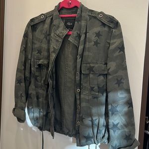 Rails crop camo jacket